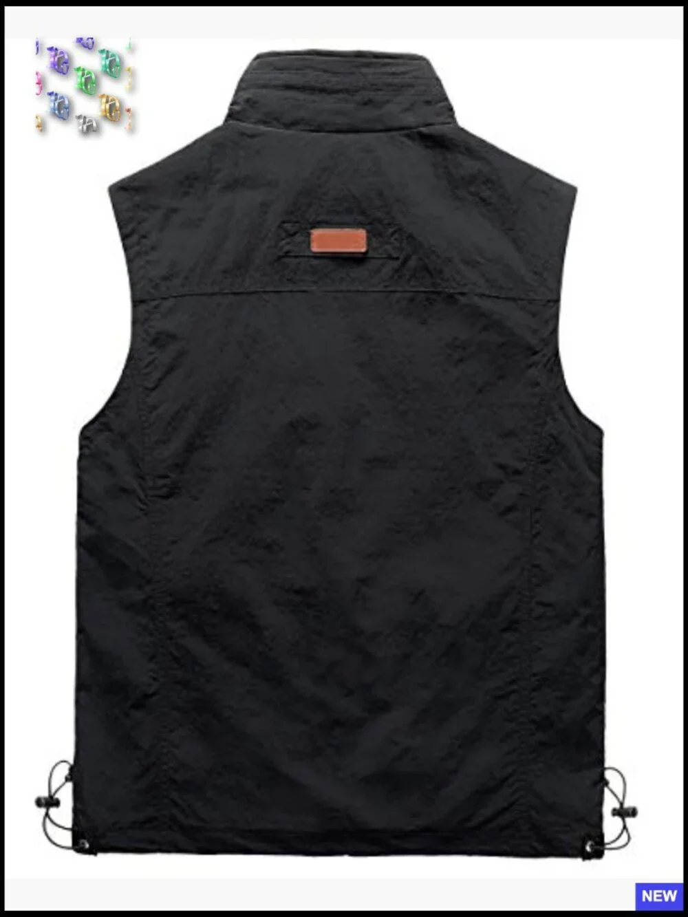 Lightweight Outdoor Vest Multi-Pocket Casual Travel Work Fishing Utility